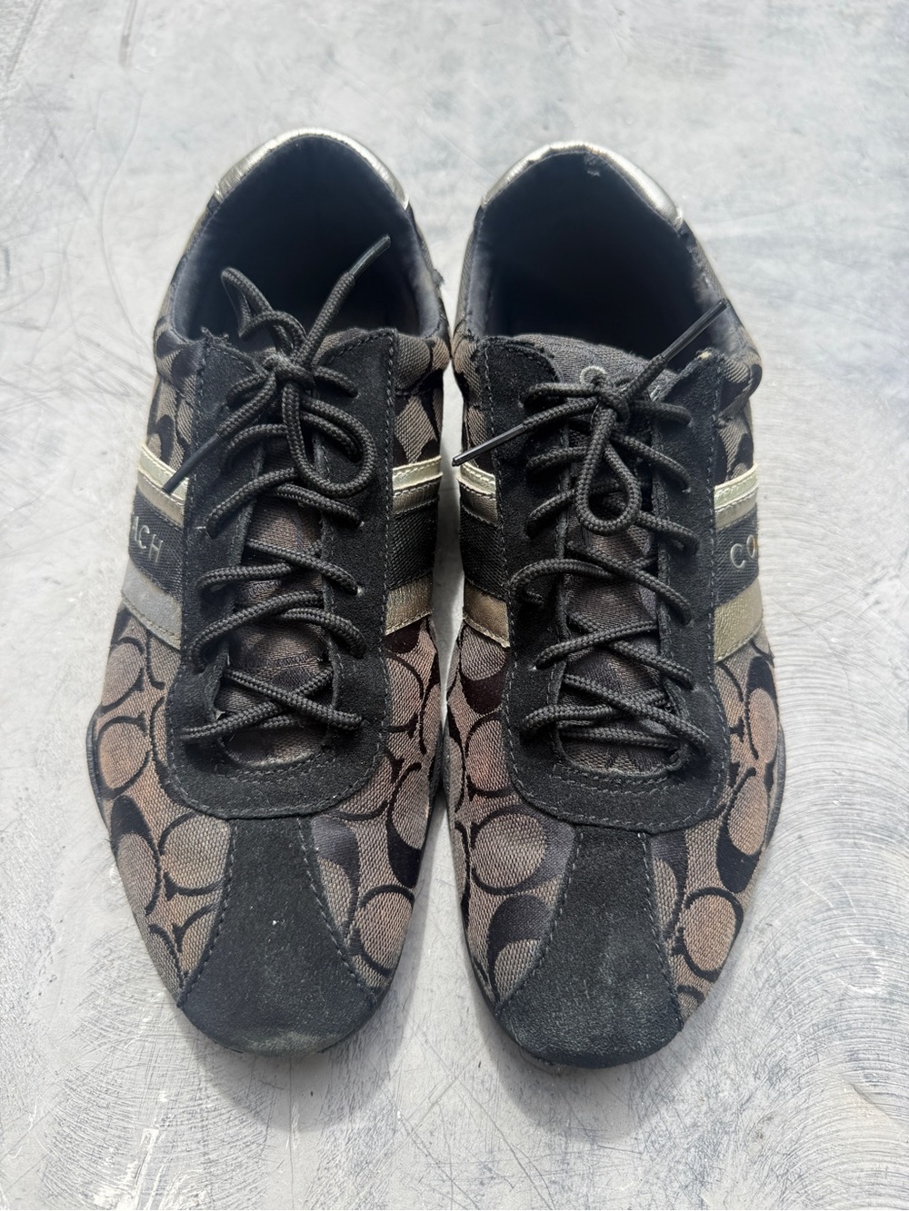 Coach Women’s Jayme Black and Brown Fashion Sneaker size 11 - Picture 6 of 8